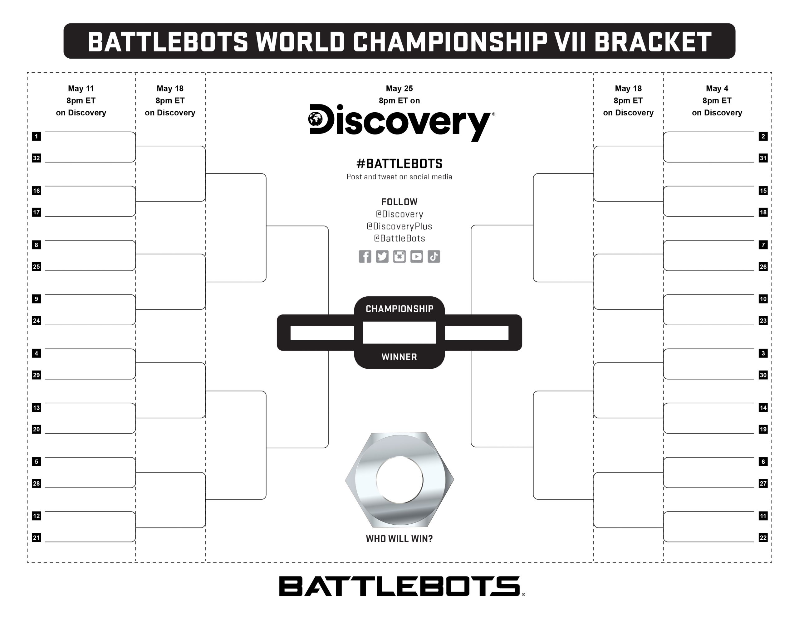 Printable bracket 2018: Get your blank version here 