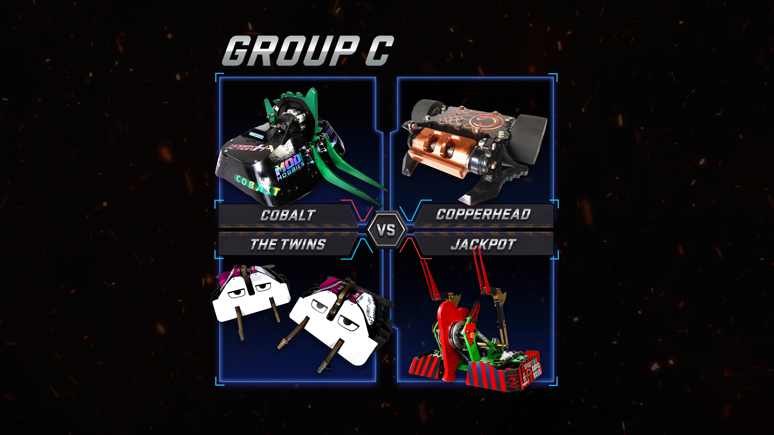 BattleBots matchup group C