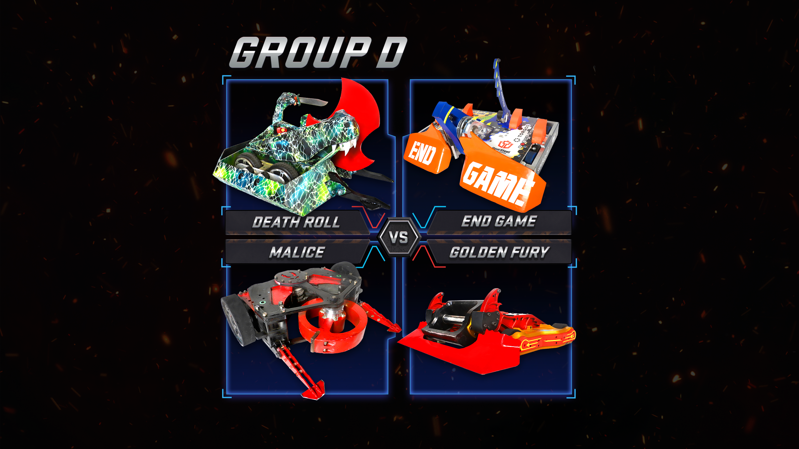 BattleBots matchup group D