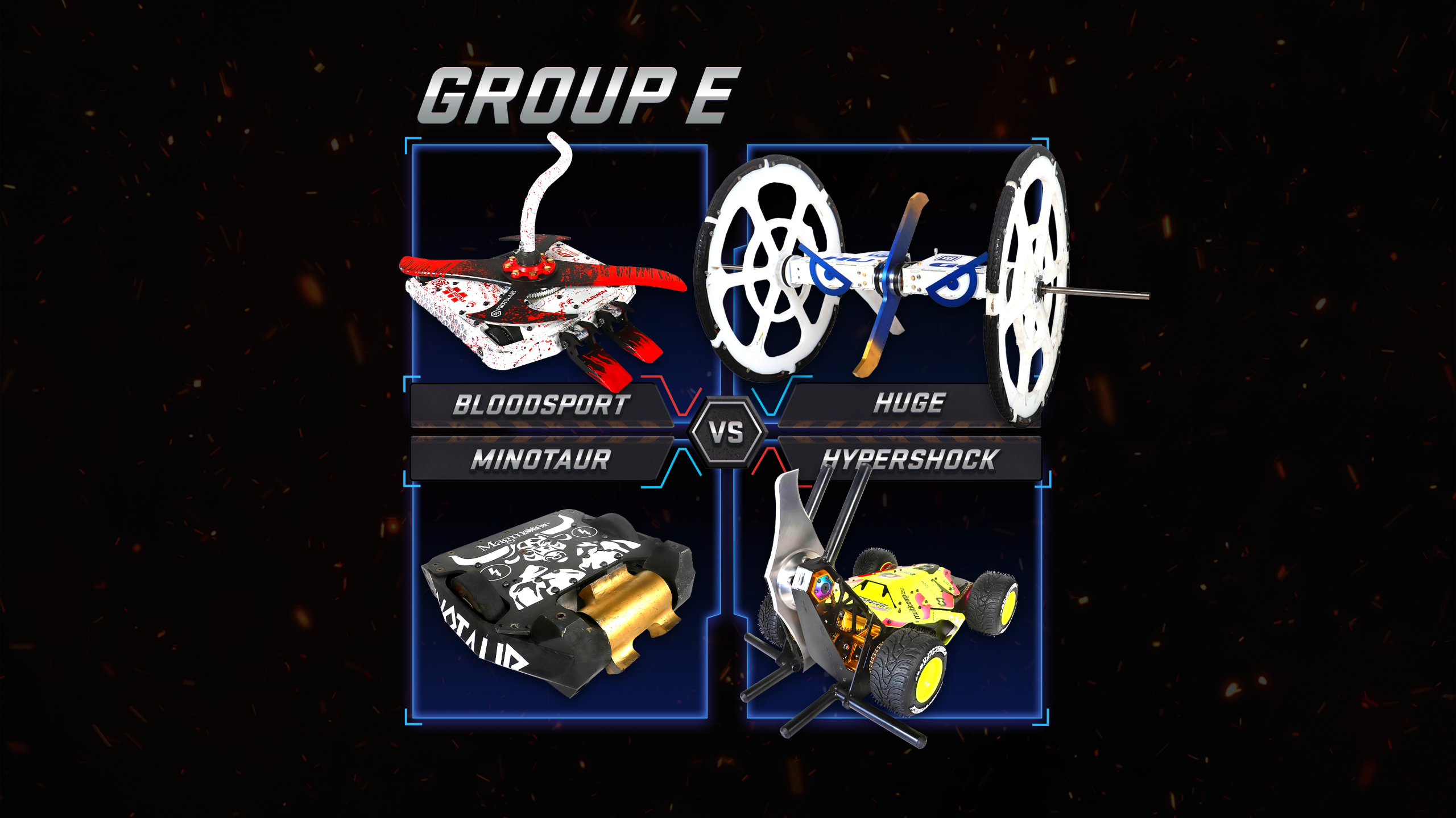 BattleBots matchup group E