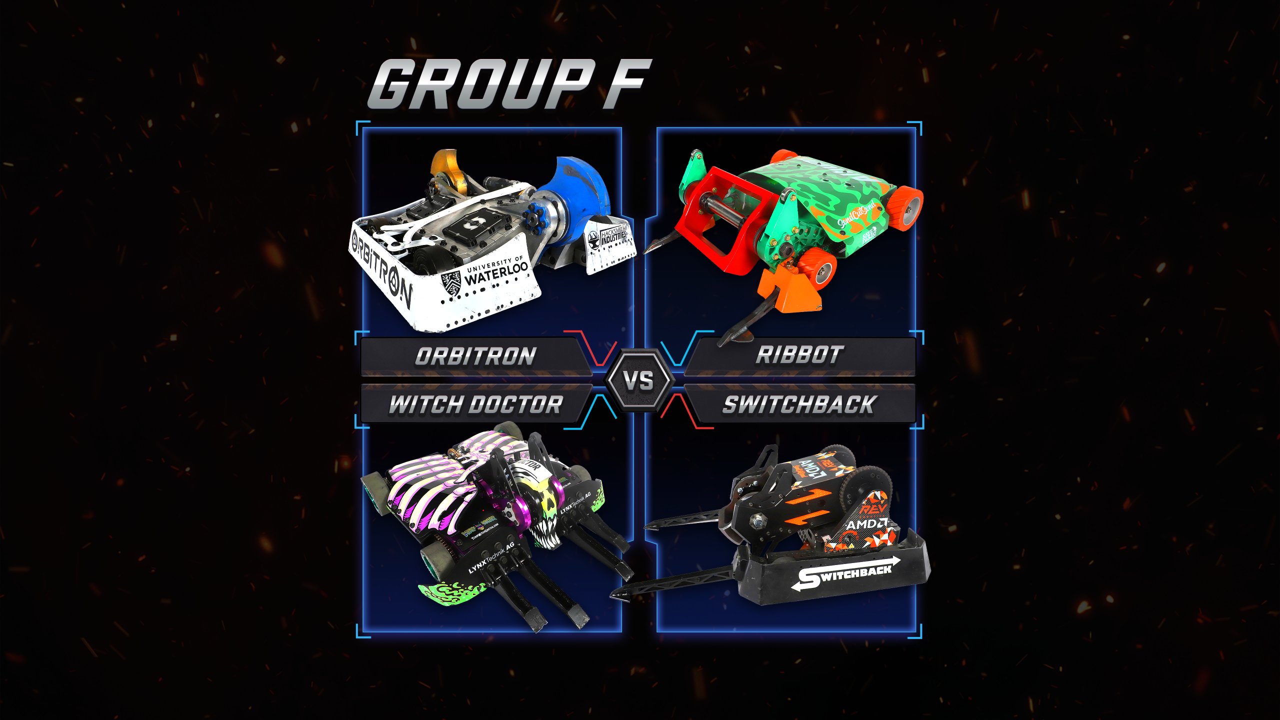 BattleBots matchup group F